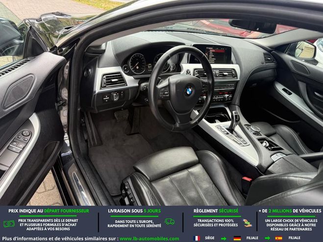 BMW Serie 6 640d 313 ch Noir M�tallique de 2015