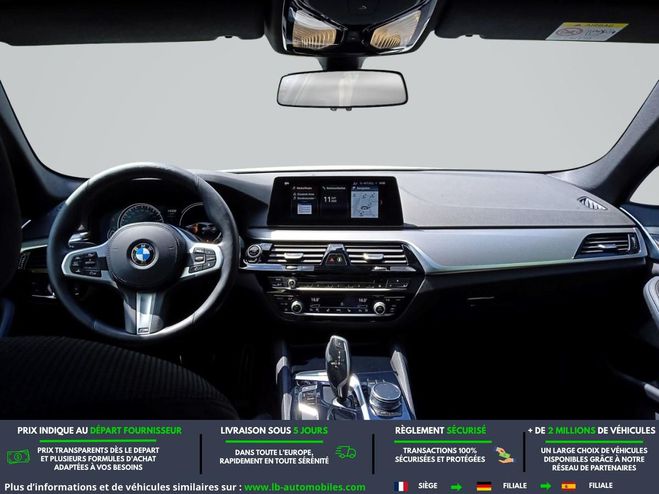 BMW Serie 5 520d 190 ch BVA Blanc de 2018