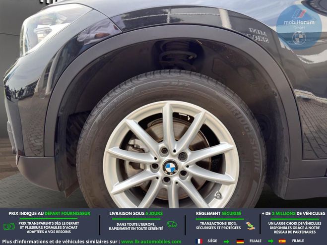 BMW X1 sDrive 18i 140 ch BVA Noir M�tallique de 2017