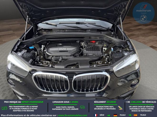 BMW X1 sDrive 18i 140 ch BVA Noir M�tallique de 2017