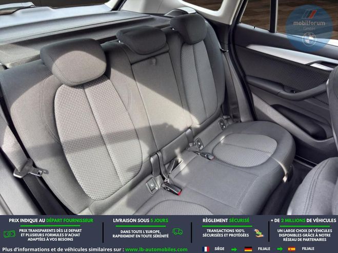 BMW X1 sDrive 18i 140 ch BVA Noir M�tallique de 2017
