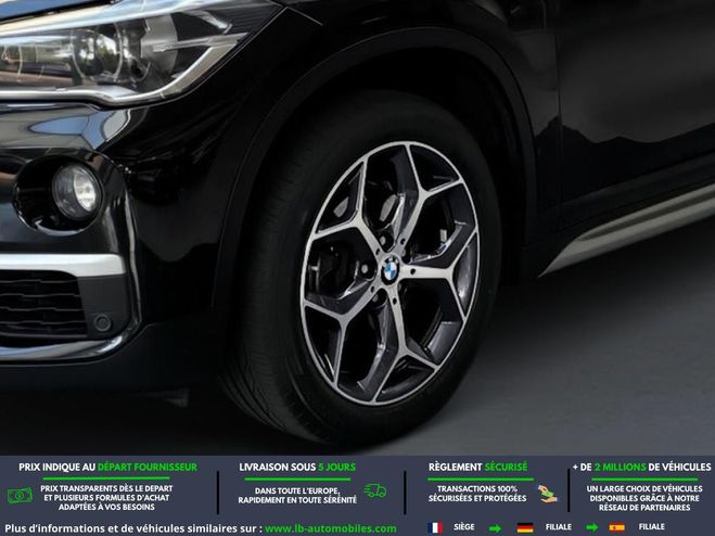 BMW X1 sDrive 18i 140 ch BVA Noir M�tallique de 2018