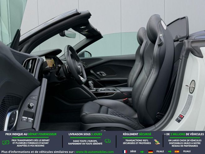 Audi R8 V10 5.2 FSI 540 BVA Quattro Blanc de 2017