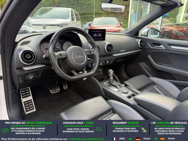 Audi S3 TFSI 300 ch BVA Quattro Blanc M�tallique de 2016