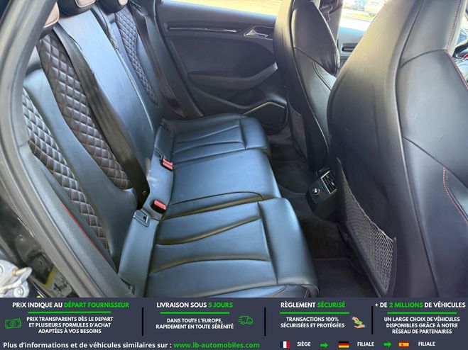 Audi RS3 2.5 TFSI 367 / Quattro S tronic 7 Noir M�tallique de 2016