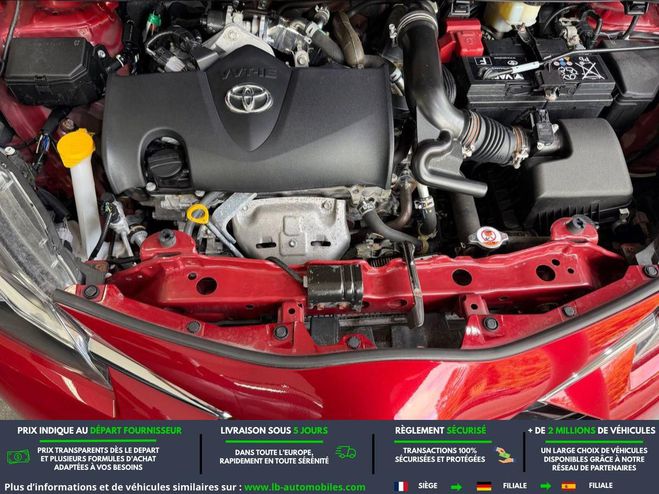 Toyota Yaris 110 VVT-i BVM Rouge M�tallique de 2019