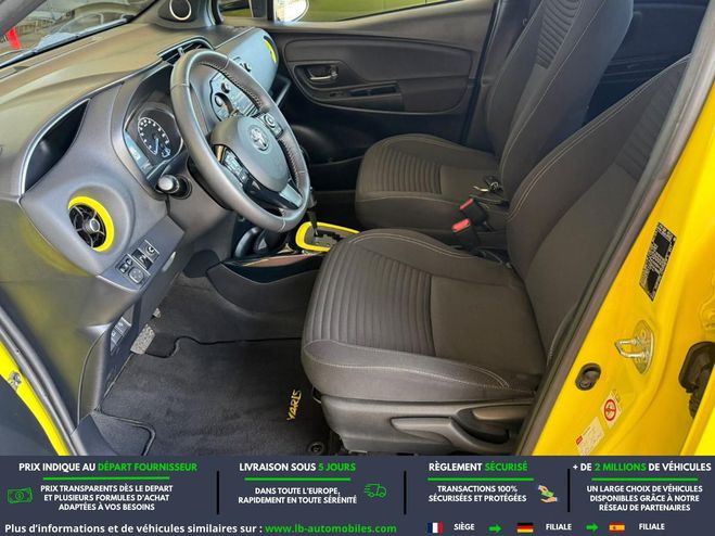 Toyota Yaris HYBRIDE 100ch Jaune M�tallique de 2017