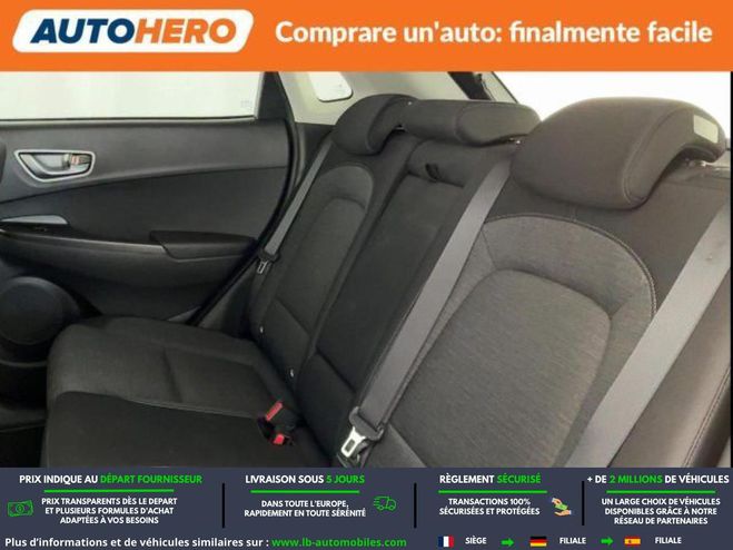 Hyundai Kona 39 kWh - 136 ch Rouge M�tallique de 2019