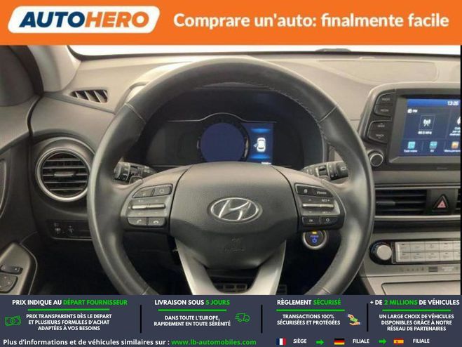 Hyundai Kona 39 kWh - 136 ch Rouge M�tallique de 2019