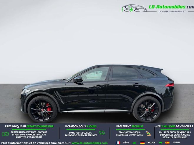 Jaguar F Pace V8 - 550 ch AWD BVA Noir M�tallique de 2019