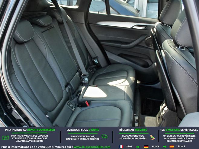 BMW X1 sDrive 18d 150 ch BVA Noir M�tallique de 2018