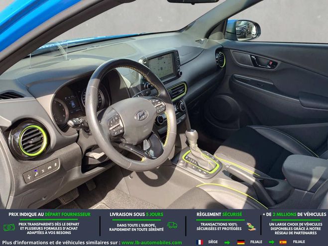 Hyundai Kona 1.6 T-GDi 177 BVA Bleu M�tallique de 2019