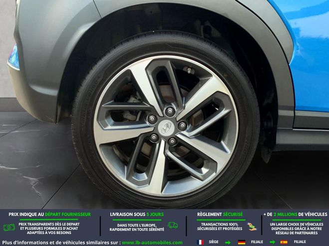 Hyundai Kona 1.6 T-GDi 177 BVA Bleu M�tallique de 2019