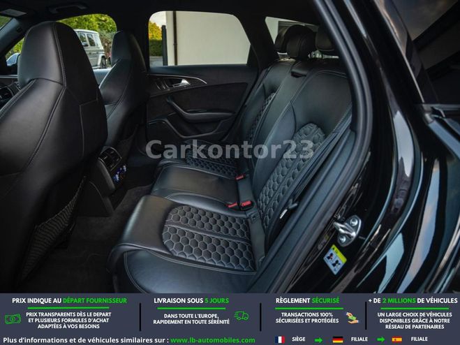 Audi RS6 V8 4.0 TFSI 605 BVA Noir M�tallique de 2017