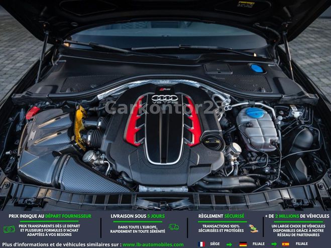 Audi RS6 V8 4.0 TFSI 605 BVA Noir M�tallique de 2017