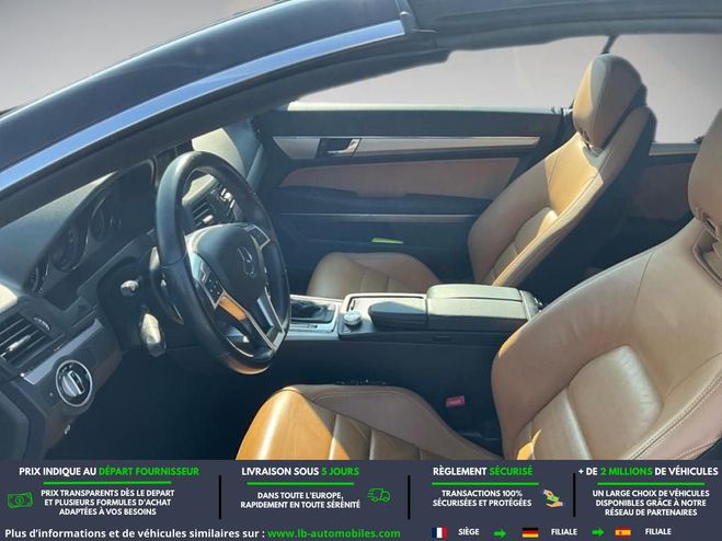 Mercedes Classe E 250 BVA Noir M�tallique de 2012