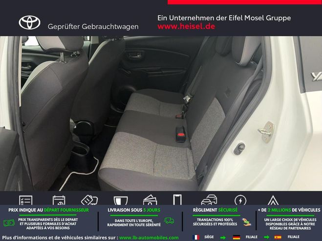 Toyota Yaris 110 VVT-i BVM Blanc de 2019