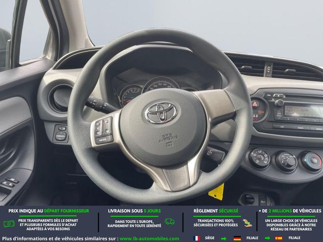 Toyota Yaris 69 VVT-i BVM Blanc de 2016