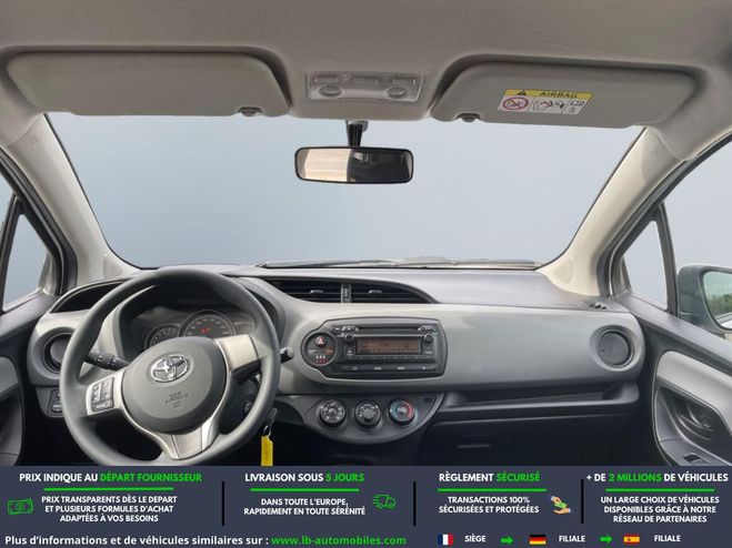 Toyota Yaris 69 VVT-i BVM Blanc de 2016