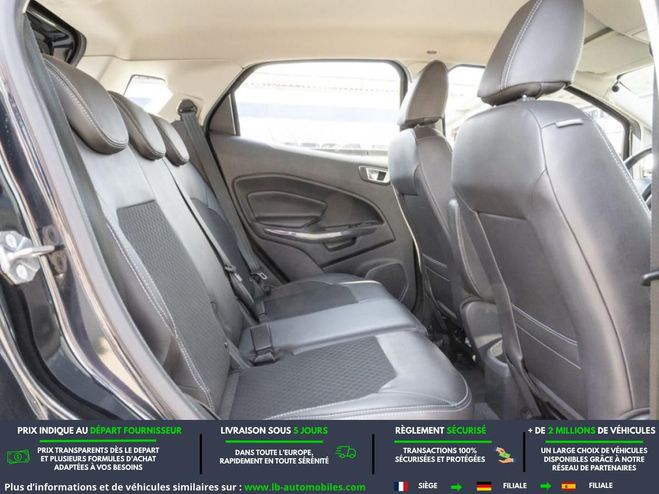 Ford Ecosport 1.5 Ti-VCT 112 BVA Noir M�tallique de 2017
