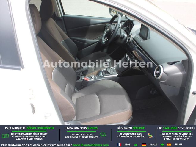 Mazda 2 1.5L SKYACTIV-G M Hybrid 90ch BVM Blanc de 2020