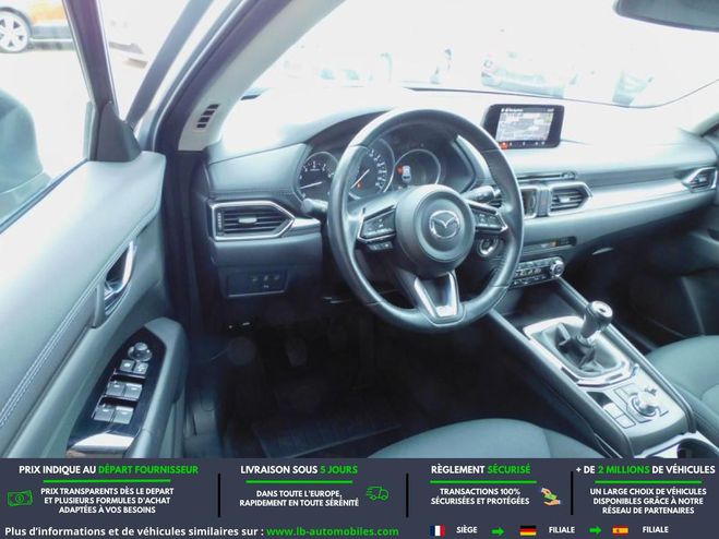 Mazda Cx 5 2.0L Skyactiv-G 165 ch 4x2 Argent� M�tallique de 2017