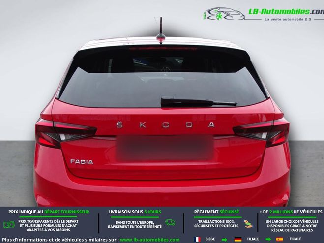 Skoda Fabia 1.0 TSI 110 ch BVA Rouge M�tallique de 2021