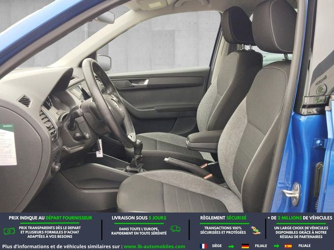 Skoda Fabia 1.0 TSI 110 ch BVM Bleu M�tallique de 2020