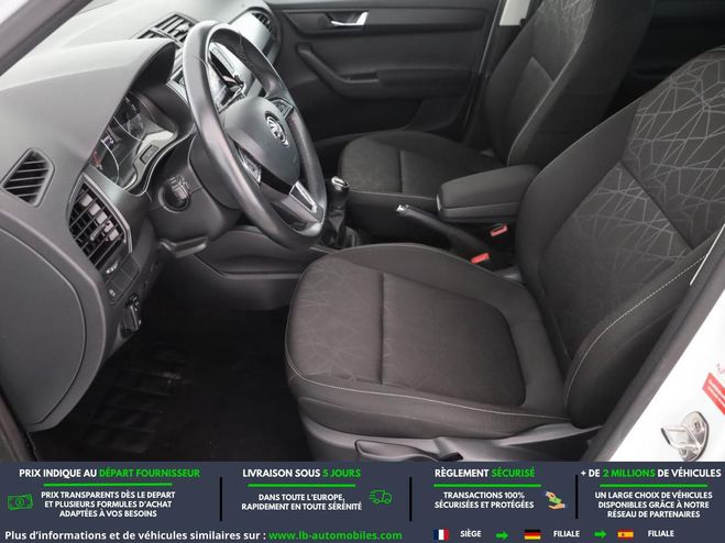 Skoda Fabia 1.0 MPI 75 ch BVM Blanc de 2018