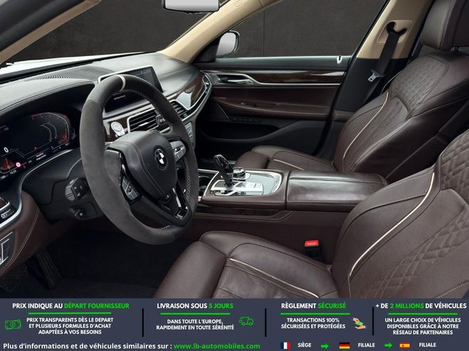 BMW Serie 7 750i xDrive 530 ch BVA Blanc Mate de 2021