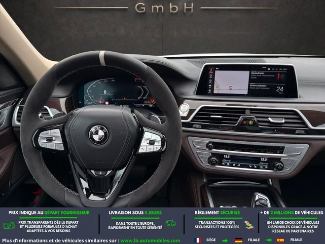 BMW Serie 7 750i xDrive 530 ch BVA Blanc Mate de 2021