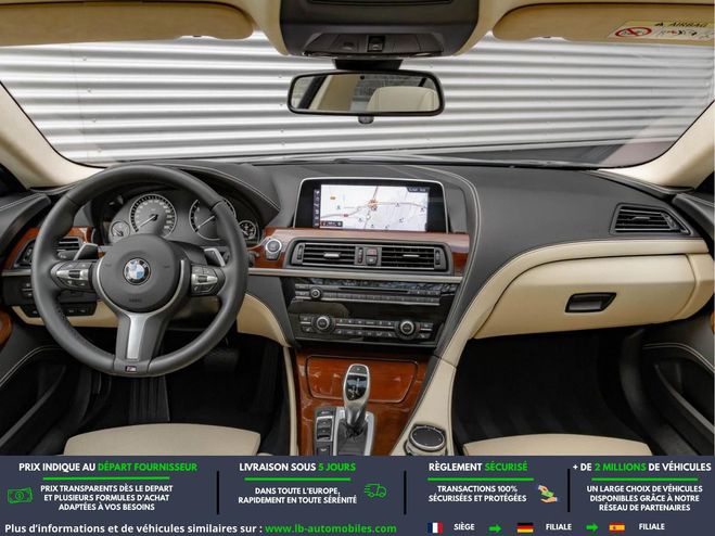 BMW Serie 6 650i xDrive 450 ch Bleu M�tallique de 2017