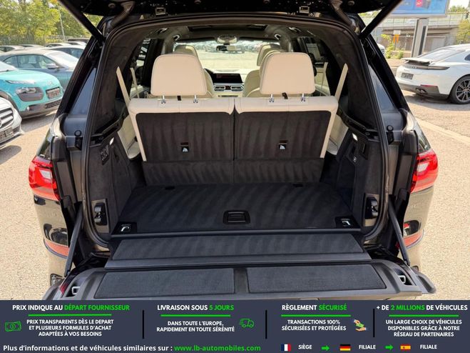 BMW X7 xDrive30d 265 ch BVA Noir M�tallique de 2020