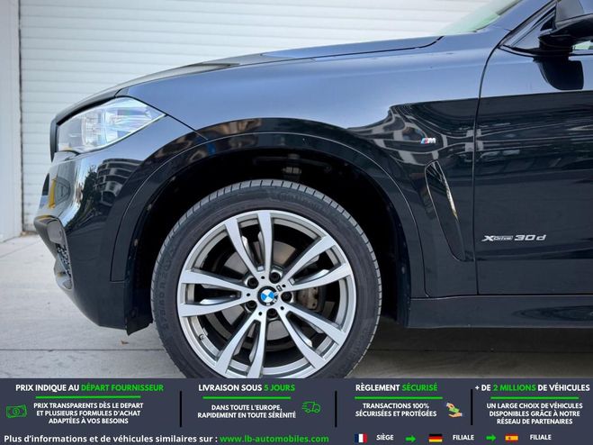 BMW X6 xDrive30d 258 ch Noir M�tallique de 2017