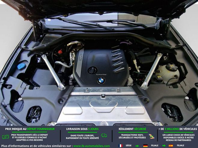 BMW X3 xDrive30d 286ch BVA Noir M�tallique de 2021