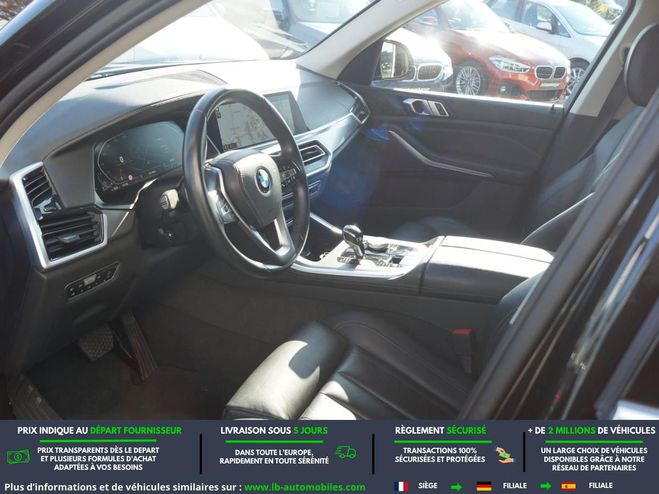 BMW X5 xDrive30d 265 ch BVA Noir M�tallique de 2020