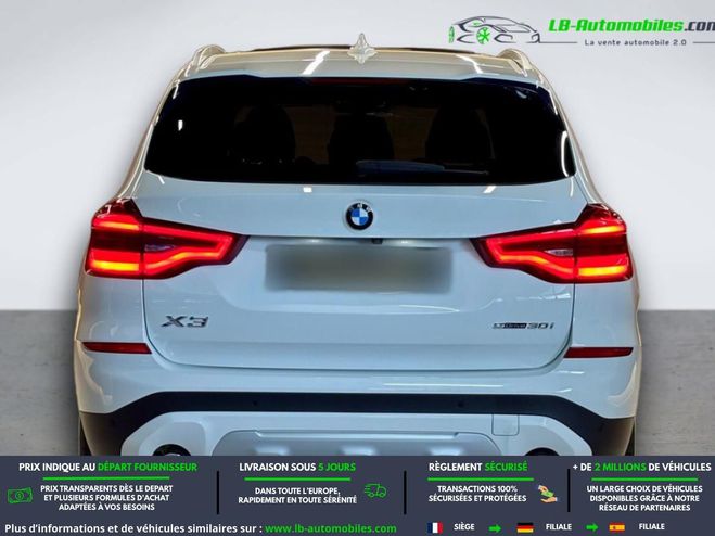 BMW X3 xDrive 30i 252ch BVA Blanc de 2019