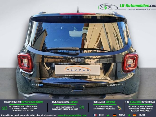 Jeep Renegade 1.3 190 ch PHEV BVA 4xe eAWD Noir M�tallique de 2021
