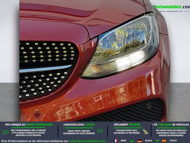 Mercedes Classe C 300 BVA Rouge M�tallique de 2016