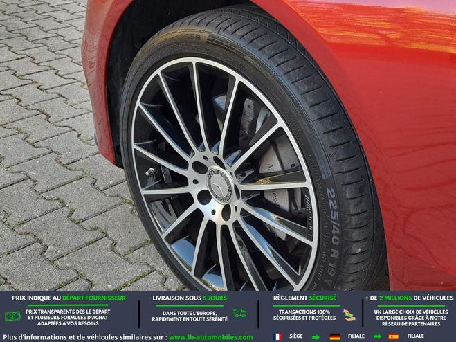Mercedes Classe C 300 BVA Rouge M�tallique de 2016