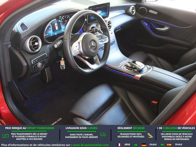 Mercedes Classe C 180 BVA Rouge M�tallique de 2019