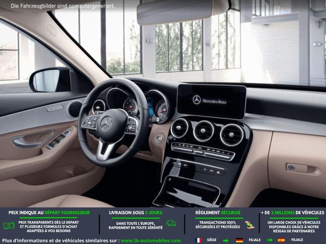 Mercedes Classe C 220 d BVA Noir M�tallique de 2021