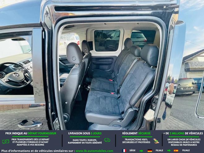 Volkswagen Caddy 1.4 TSI 125 BVA Noir M�tallique de 2016