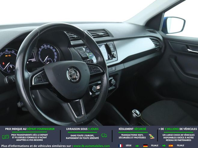 Skoda Fabia 1.0 TSI 95 ch BVM Bleu M�tallique de 2019