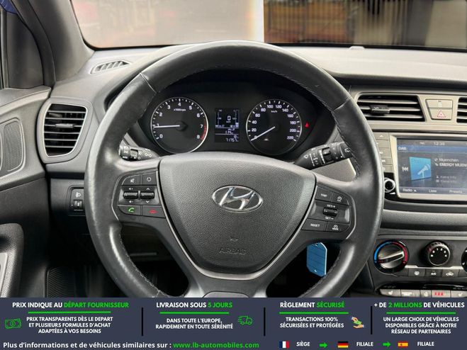 Hyundai I20 1.2 84 Bleu M�tallique de 2018