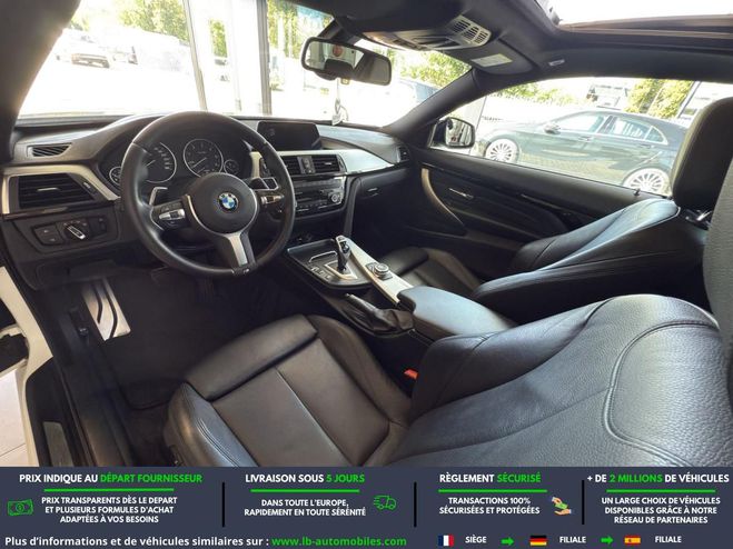 BMW Serie 4 420d 190 ch BVA Blanc de 2019