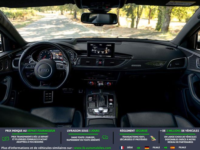 Audi RS6 Performance V8 4.0 TFSI 605 Quattro BVA Noir M�tallique de 2018