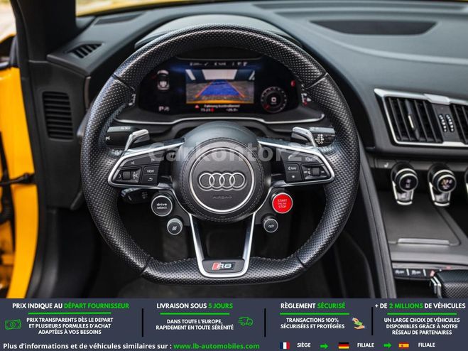 Audi R8 V10 5.2 FSI 540 BVA Quattro Jaune de 2017