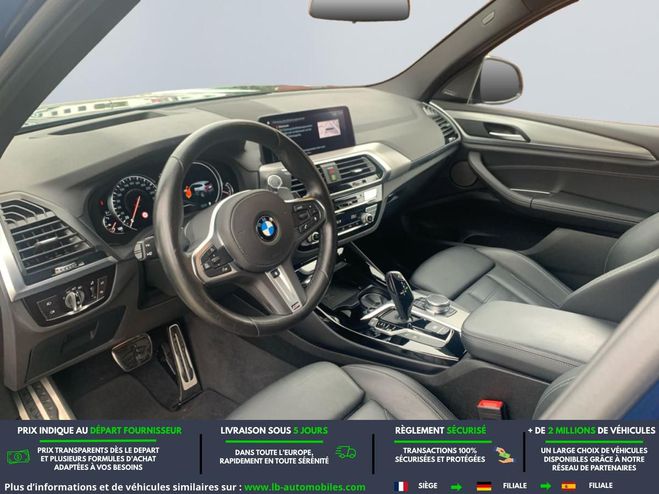BMW X3 xDrive20d 190ch BVA Bleu M�tallique de 2020