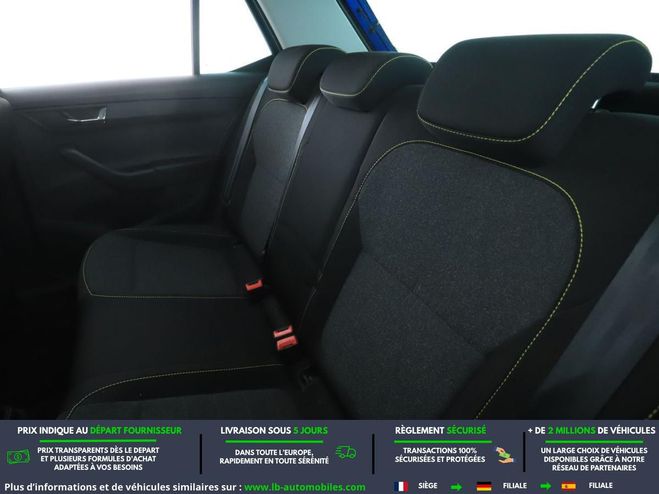 Skoda Fabia 1.0 TSI 95 ch BVM Bleu M�tallique de 2019